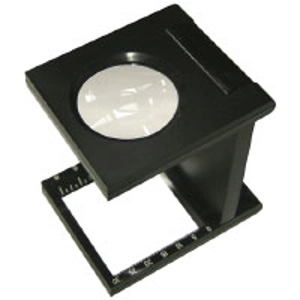 Linen Tester  1' Black Anodised Metal