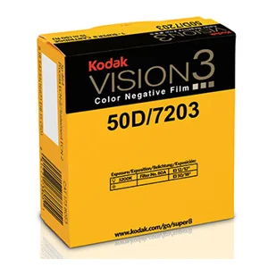 Kodak Vision3 50D Color Negative Super 8 Film 7203 - OUT OF STOCK, DUE IN SOON