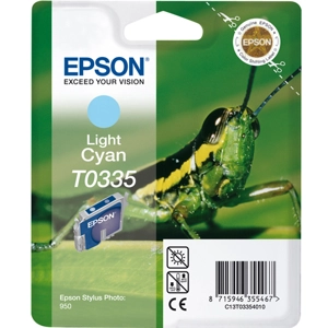 Epson T0335 Light Cyan Ink Cartridge 17-ml