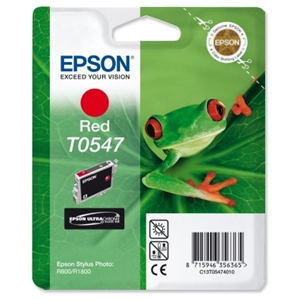 Epson T0547 Red Ink Cartridge 13-ml