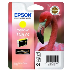 Epson T0874 Yellow Ink Cartridge 11-ml