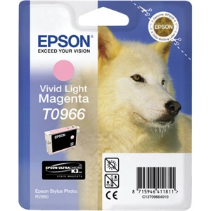 Epson T0966 Vivid Light Magenta Ink Cartridge 11.4-ml