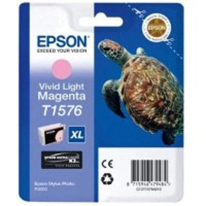 Epson T1576 Vivid Light Magenta Ink Cartridge 29.5-ml