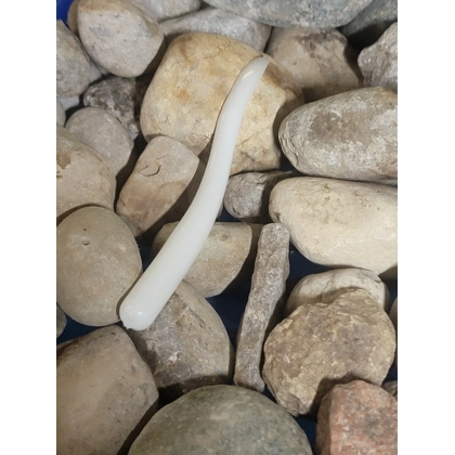 3.5" Flattail Minnow - White 10pc