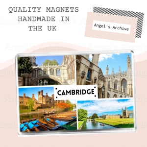 Cambridge ✳ Cambridgeshire ✳ Souvenir Tourist ✳ Fridge Magnet ✳ Gift
