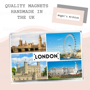 London ✳ England Capital ✳ Souvenir Tourist ✳ Fridge Magnet ✳ Gift