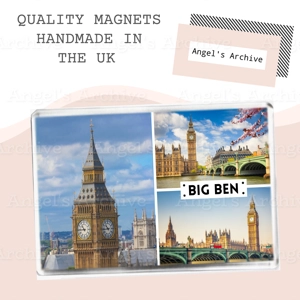 Big Ben ✳ London ✳ England ✳ Holiday Souvenir ✳ Fridge Magnet ✳ Gift