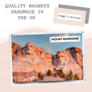 Mount Rushmore ✳ USA ✳ Tourist Souvenir ✳ Fridge Magnet ✳ Gift