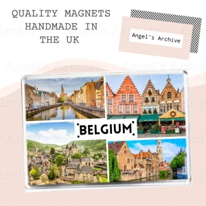 Belgium ✳ Europe ✳ Souvenir Tourist Holiday ✳ Fridge Magnet ✳ Gift