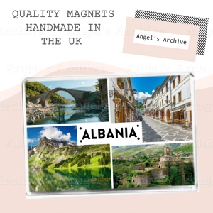 Albania ✳ Europe ✳ Souvenir Tourist Holiday ✳ Fridge Magnet ✳ Gift