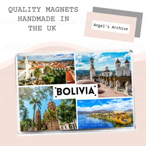 Bolivia ✳ South America ✳ Holiday Souvenir ✳ Fridge Magnet ✳ Gift