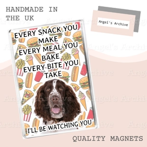 Every Snack You Make ✳ Dog Quote ✳ Springer Spaniel ✳ Magnet ✳ Gift