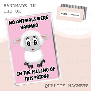 No Animals Were Harmed ✳ Vegan / Vegetarian ✳ Magnet ✳ Gift