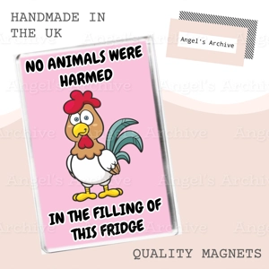 No Animals Were Harmed ✳ Vegan / Vegetarian Quote ✳ Magnet ✳ Gift