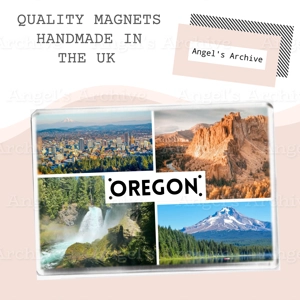 Oregon ✳ USA State ✳ Holiday Souvenir ✳ Fridge Magnet ✳Gift