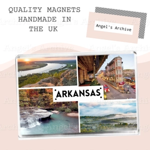 Arkansas ✳ USA State ✳ Holiday Souvenir ✳ Fridge Magnet ✳ Gift