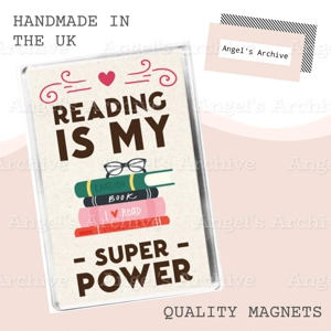 Reading is my Superpower ✳ Magnet ✳ Gift