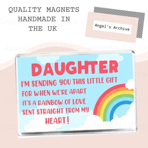 Daughter ✳ Thinking of You Rainbow ✳ Keepsake Poem ✳ Magnet ✳ Gift