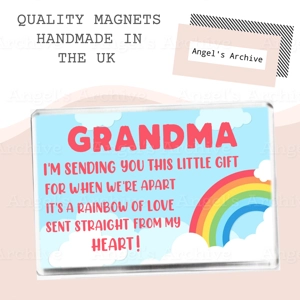 Grandma ✳ Thinking of You Rainbow ✳ Keepsake Poem ✳ Magnet ✳ Gift