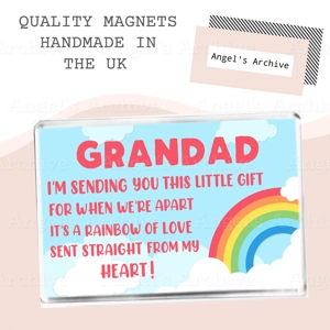 Grandad ✳ Thinking of You Rainbow ✳ Keepsake Poem ✳ Magnet ✳ Gift