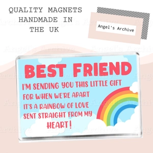 Best Friend ✳ Thinking of You Rainbow ✳ Keepsake Poem ✳ Magnet ✳ Gift
