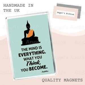 The Mind is Everything ✳ Magnet ✳ Buddha Law of Attraction ✳ Gift