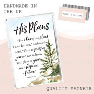 Bible Verse ✳ Jeremiah 29:11 ✳ Magnet ✳ Christian Religion ✳ Gift