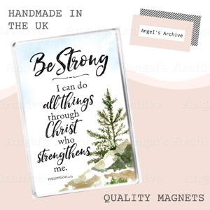 Bible Verse ✳ Philippians 4:13 ✳ Magnet ✳ Christian Religion ✳ Gift