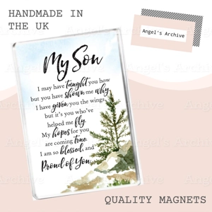 Son ✳ Sentimental Keepsake Verse ✳ Magnet ✳ Gift