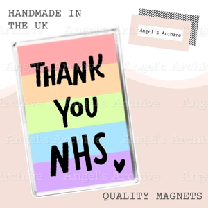 Thank You NHS Rainbow ✳ Magnet ✳ Lockdown/Quarantine Gift