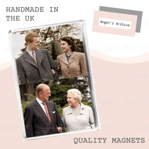 Queen Elizabeth + Prince Philip ✳ Royal Collectable ✳ Magnet ✳ Gift