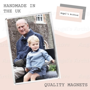 Prince Philip and Prince George ✳ Royal Collectable ✳ Magnet ✳ Gift