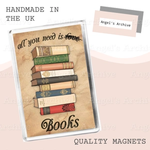 All You Need is Books Quote ✳ Magnet ✳ Gift