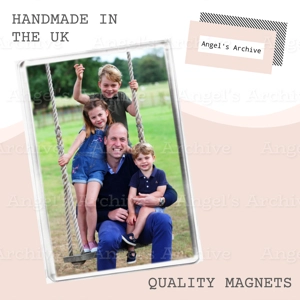 Prince William, George, Charlotte ✳ Royal Collectable ✳ Magnet ✳ Gift