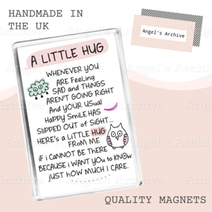 A Little Hug ✳ Love + Friendship Poem ✳ Magnet ✳ Gift