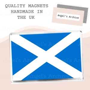Scotland Flag ✳ Patriotic Scottish ✳ Fridge Magnet ✳ Gift