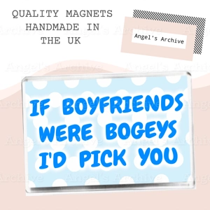 If Boyfriends Were Bogeys I'd Pick You ✳ Magnet ✳ Gift
