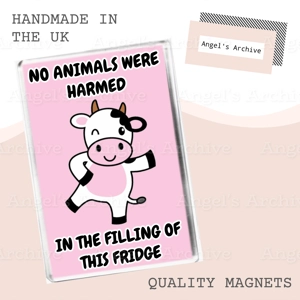 No Animals Were Harmed ✳ Vegan / Vegetarian Quote ✳ Magnet ✳ Gift