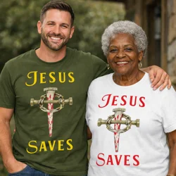 Jesus Saves tee shirt