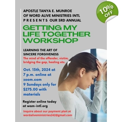 Getting My Life Together Certificate Online Workshop