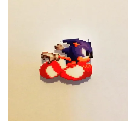Sonic the Hedgehog - 16-bit pin badge - Sonic running