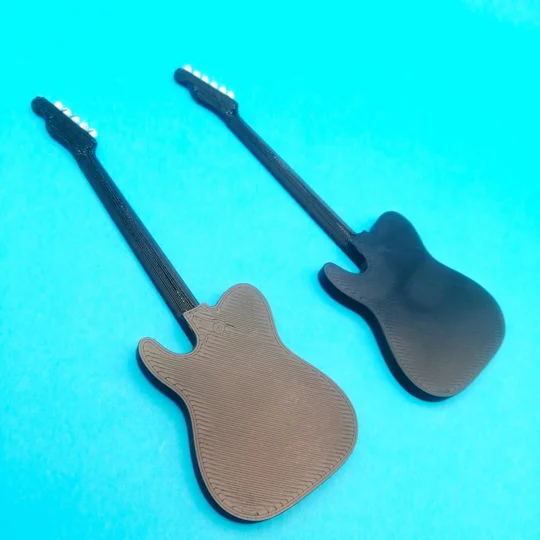 x1 3D Printed 120mm Guitar - Telecaster