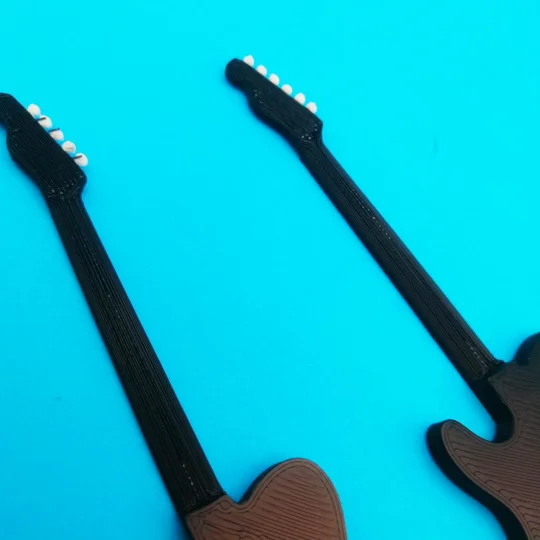 x1 3D Printed 120mm Guitar - Telecaster