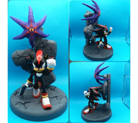 Shadow the Hedgehog Inspired Base for Shadow Jakks Pacific 4 inch action figure