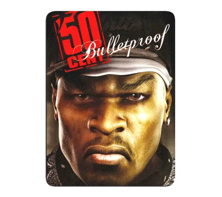 50 Cent Bulletproof (2005) Glitter Full Magnetic Back Magnet