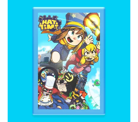 A Hat in Time - Plastic Photo Frame Magnet