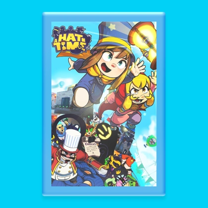 A Hat in Time - Plastic Photo Frame Magnet A Hat in Time - Plastic Photo Frame Magnet