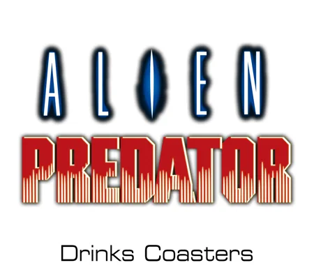 Alien/Predator drinks coasters