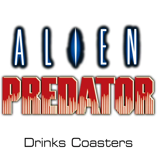 Alien/Predator drinks coasters