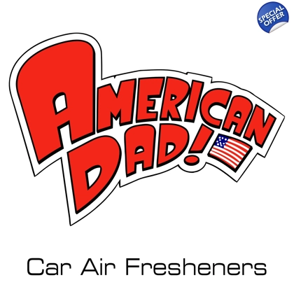American Dad car air fresheners - OLD STOCK